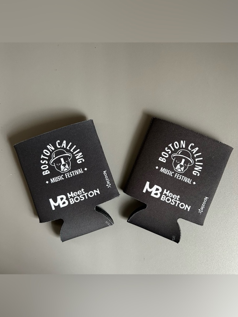 NEW!! Boston Calling Koozie Can Cooler Set